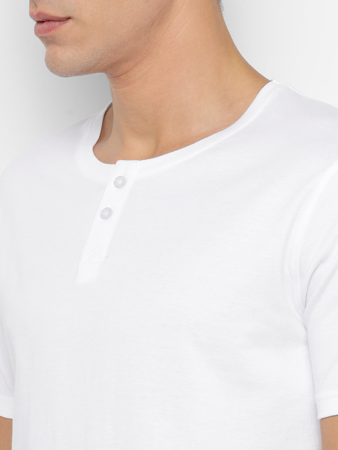 Ap'pulse Men's Short Sleeve Henley Tshirt