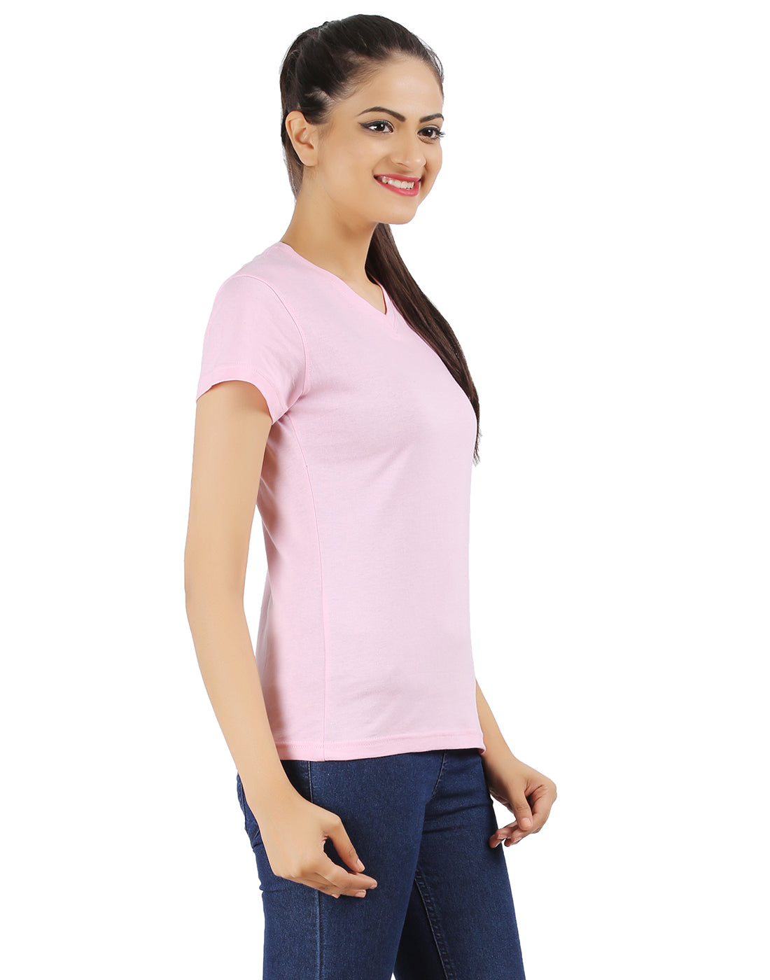 Appulse Women's Short Sleeve V neck T-Shirt | Women | Premium Cotton | Activewear | Athleisure