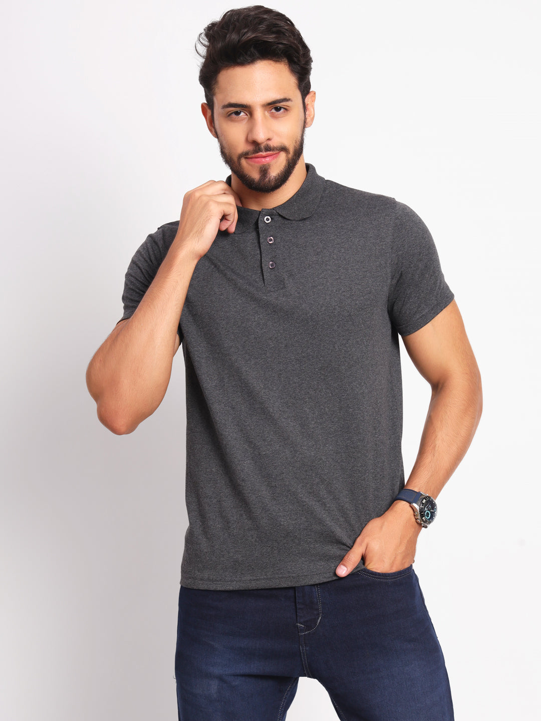 Ap'pulse Men's Casual Polo Tshirt