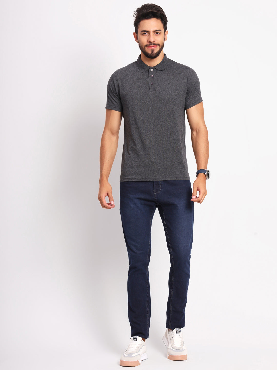 Ap'pulse Men's Casual Polo Tshirt