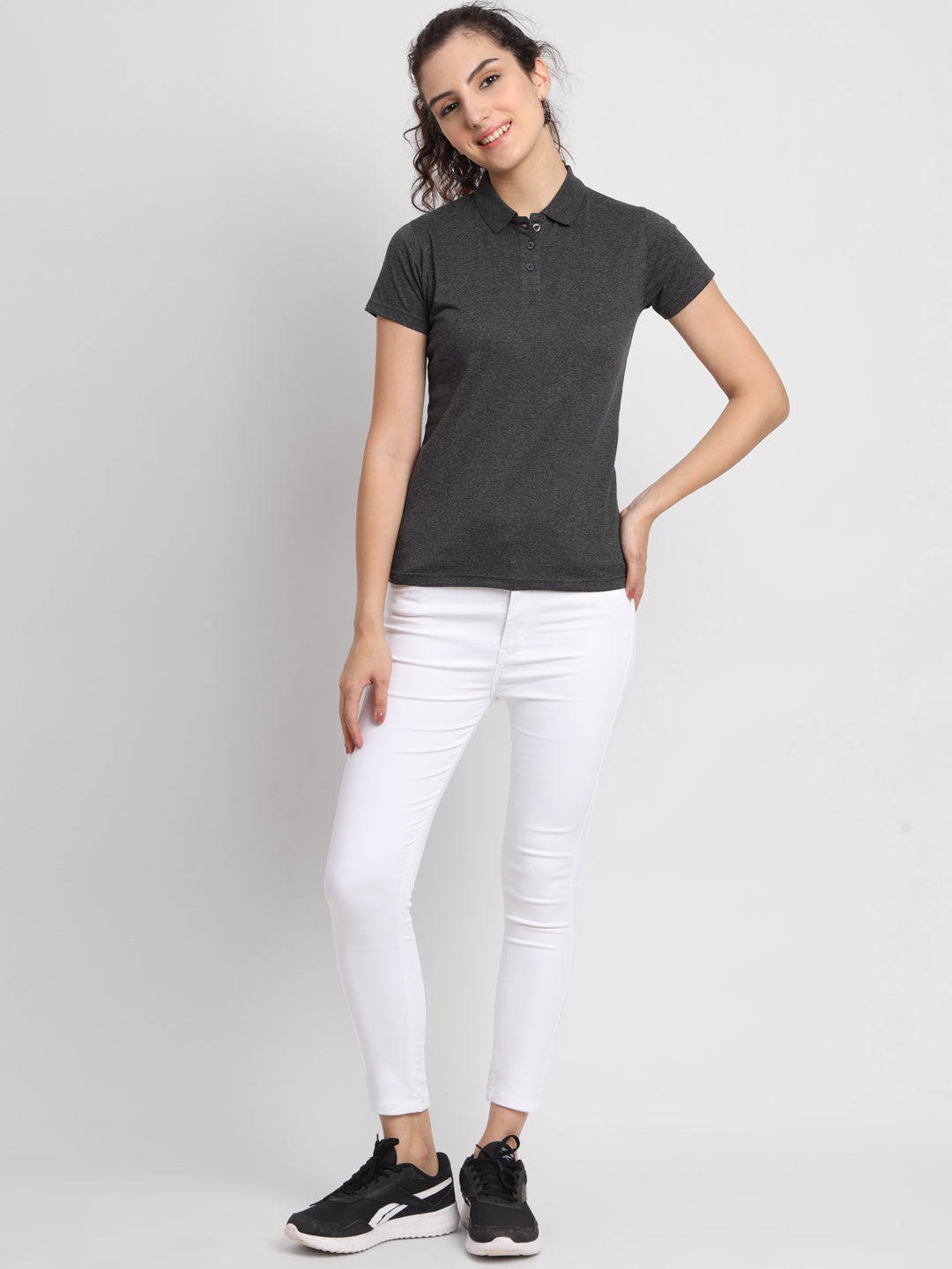 Ap'pulse Women's Casual Polo Tshirt