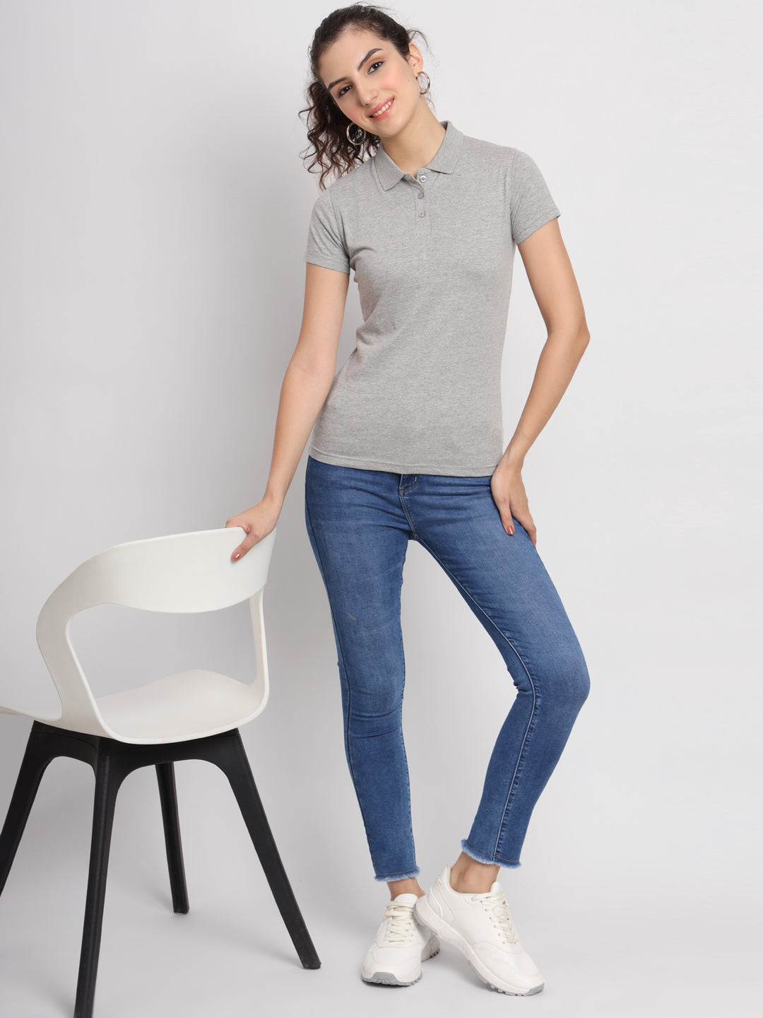 Ap'pulse Women's Casual Polo Tshirt