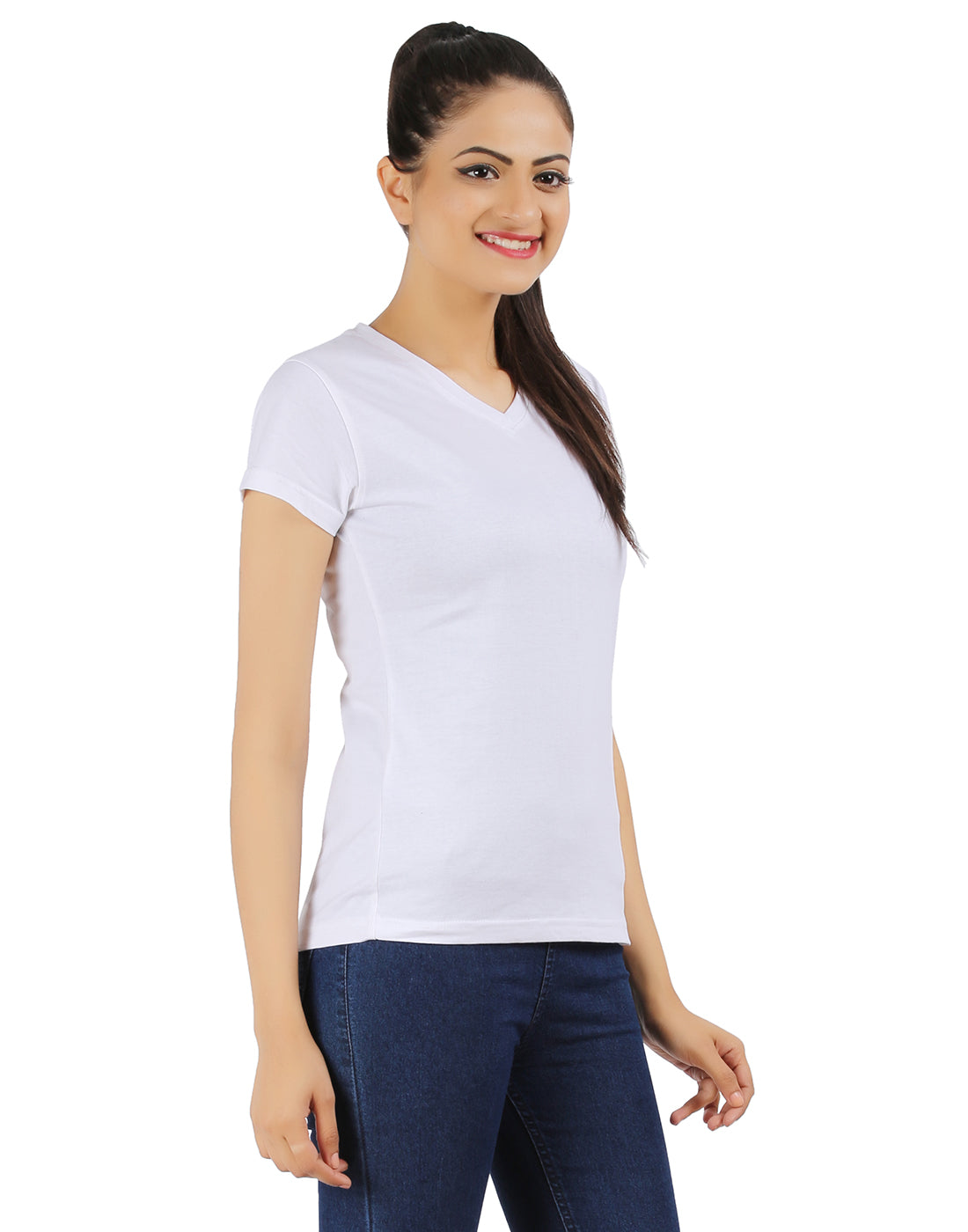 Appulse Women's Short Sleeve V neck T-Shirt | Women | Premium Cotton | Activewear | Athleisure