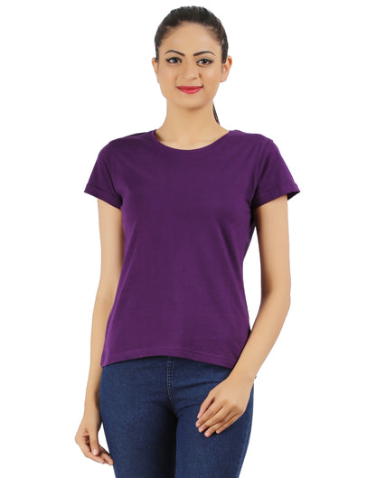 Appulse Women's Short Sleeve Round neck T-Shirt | Women | Premium Cotton | Activewear | Athleisure