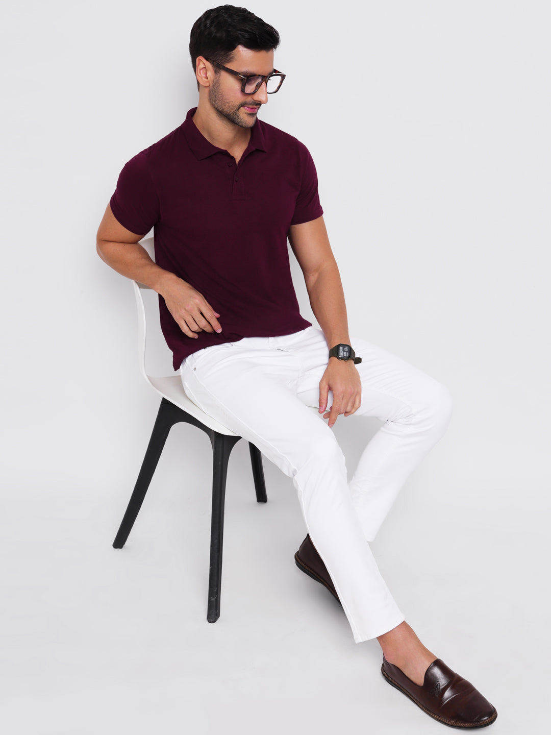 Ap'pulse Men's Casual Polo Tshirt