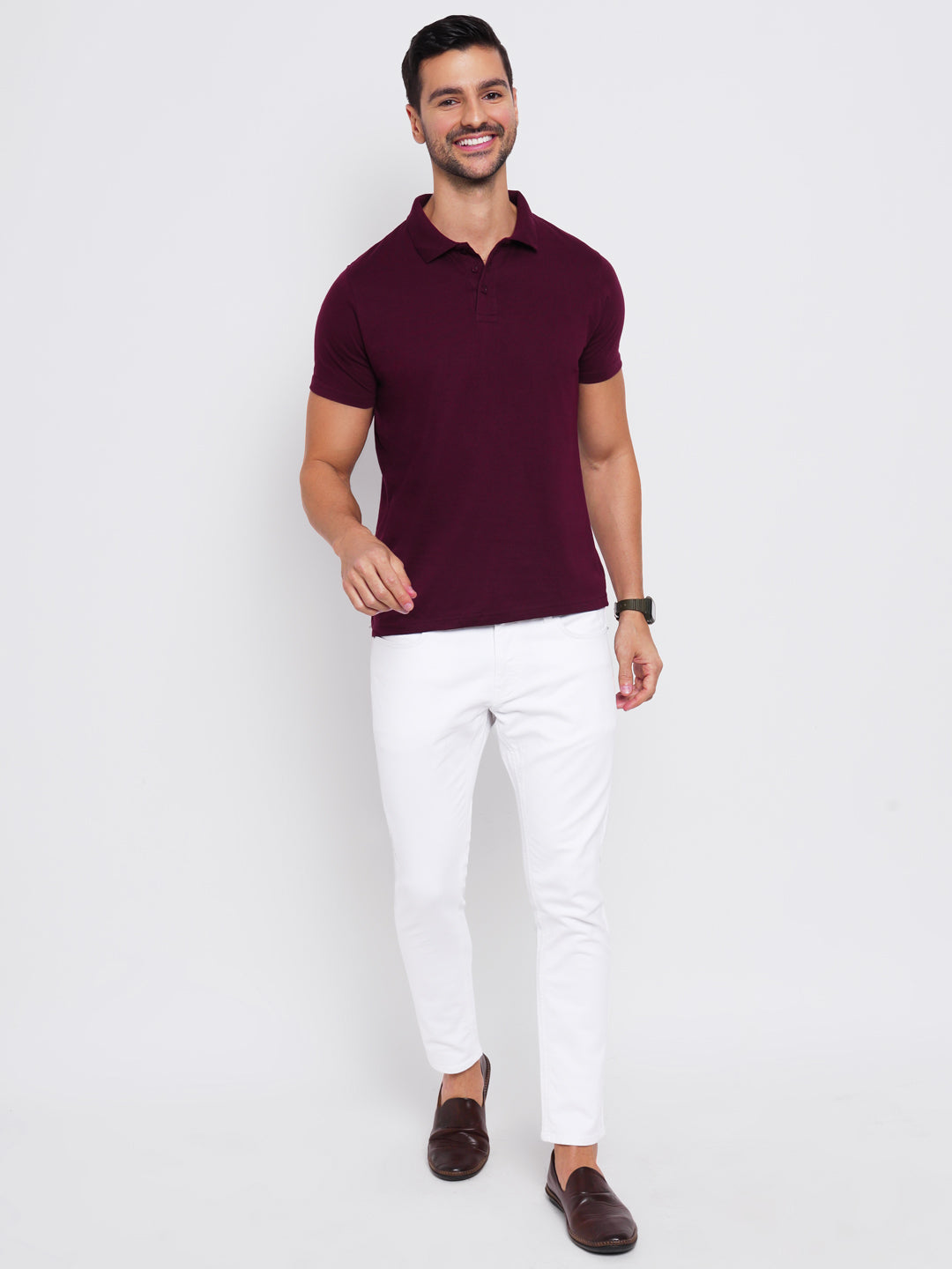 Ap'pulse Men's Casual Polo Tshirt