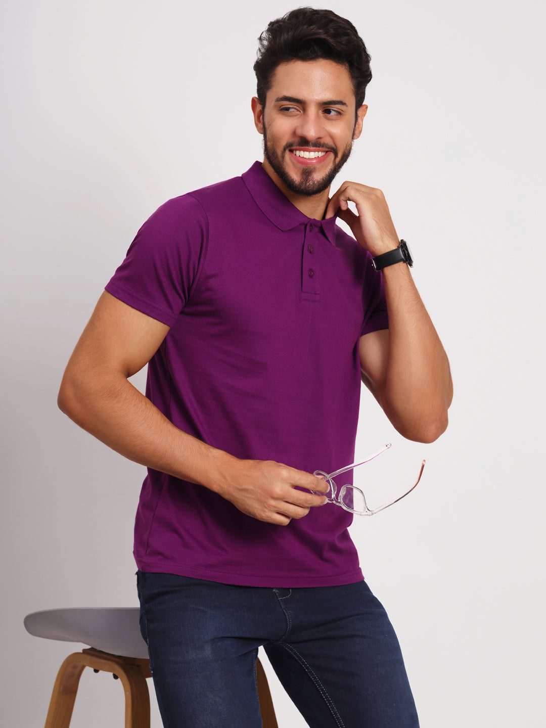 Ap'pulse Men's Casual Polo Tshirt