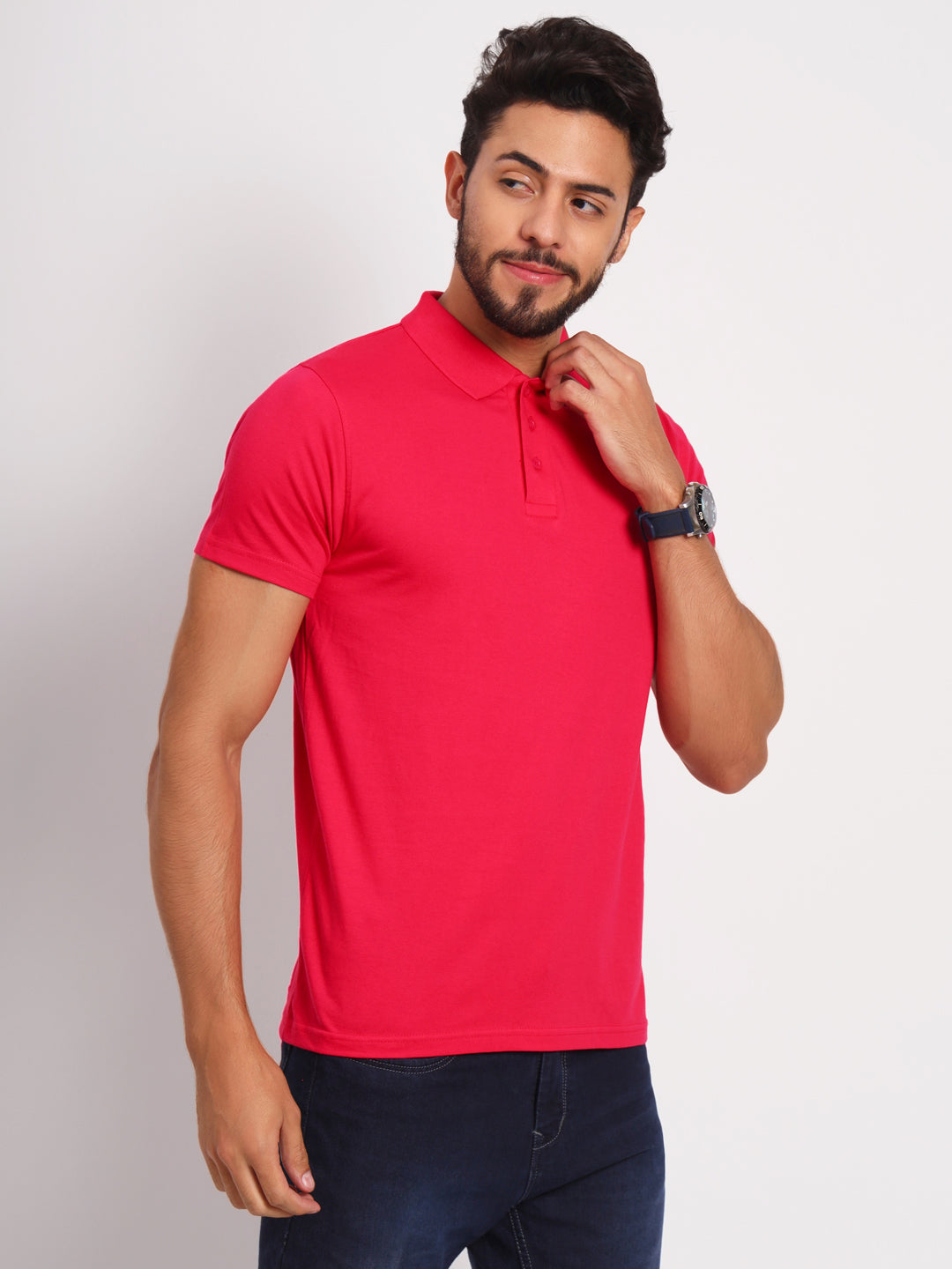 Ap'pulse Men's Casual Polo Tshirt