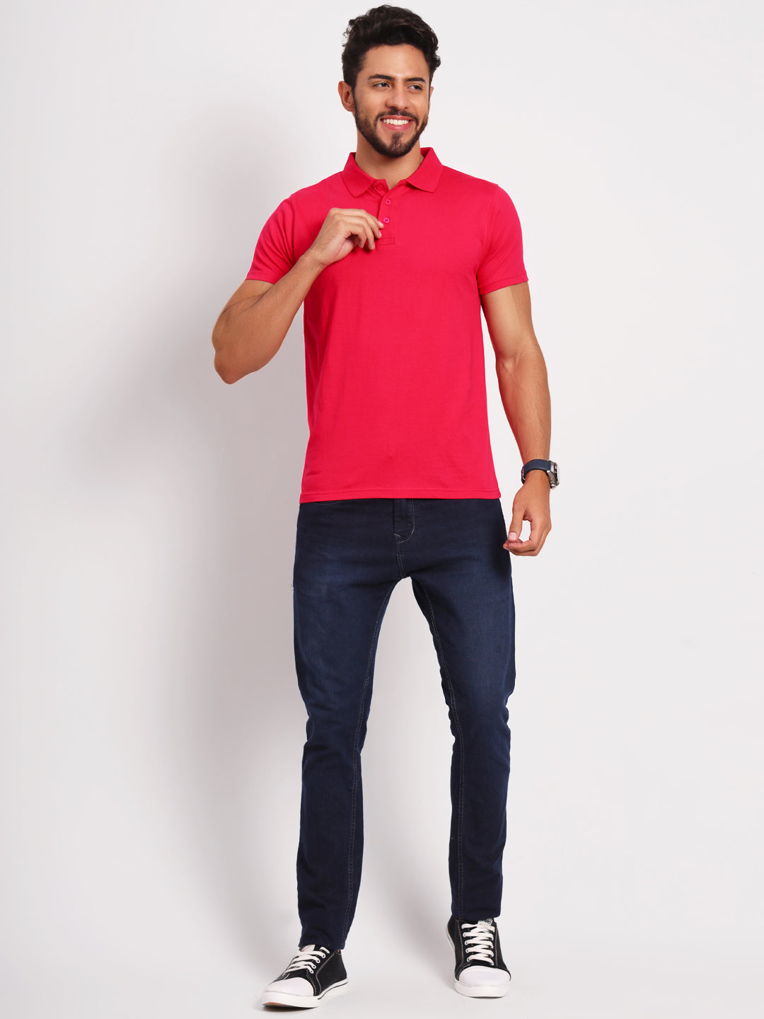 Ap'pulse Men's Casual Polo Tshirt