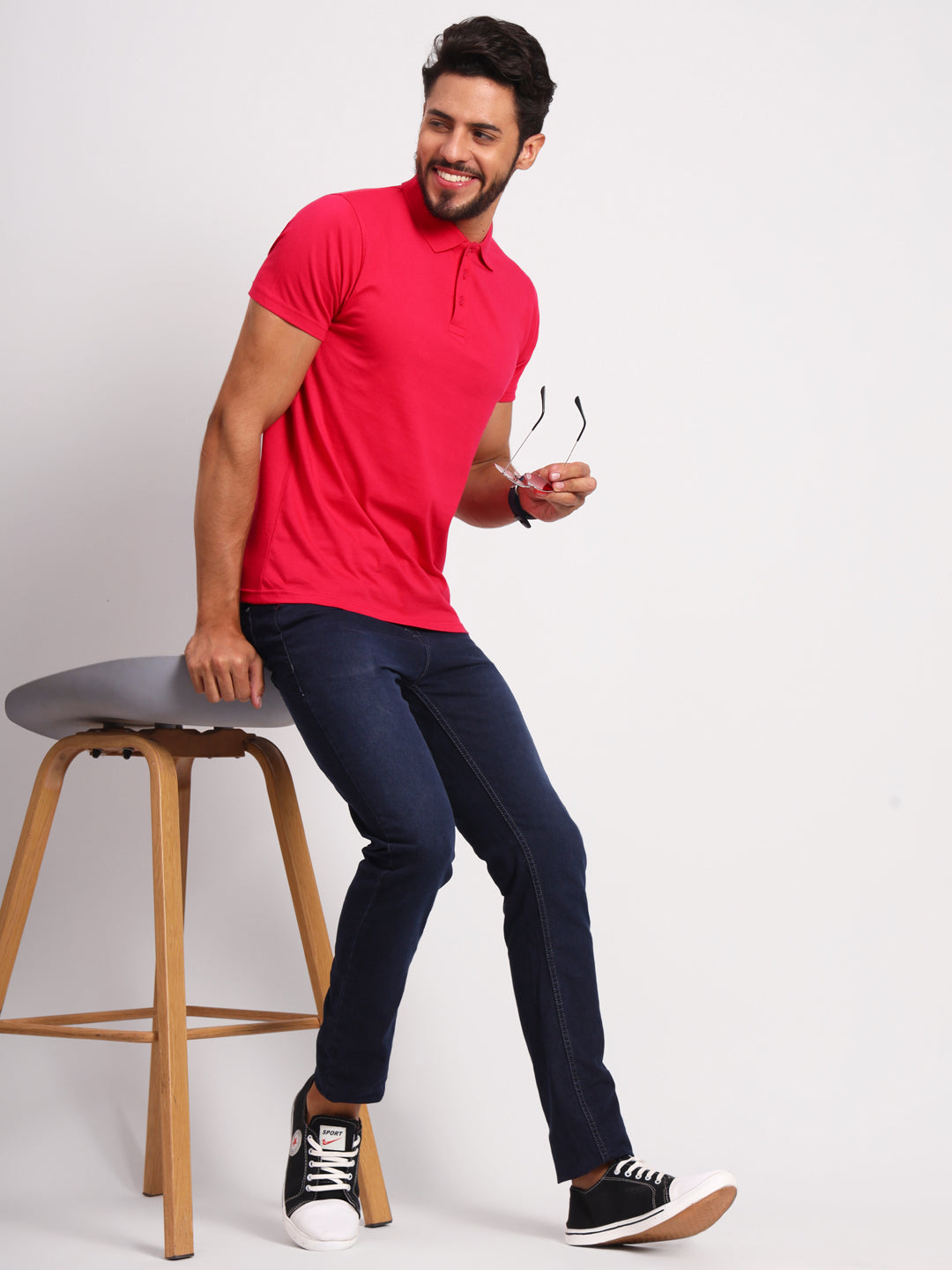 Ap'pulse Men's Casual Polo Tshirt