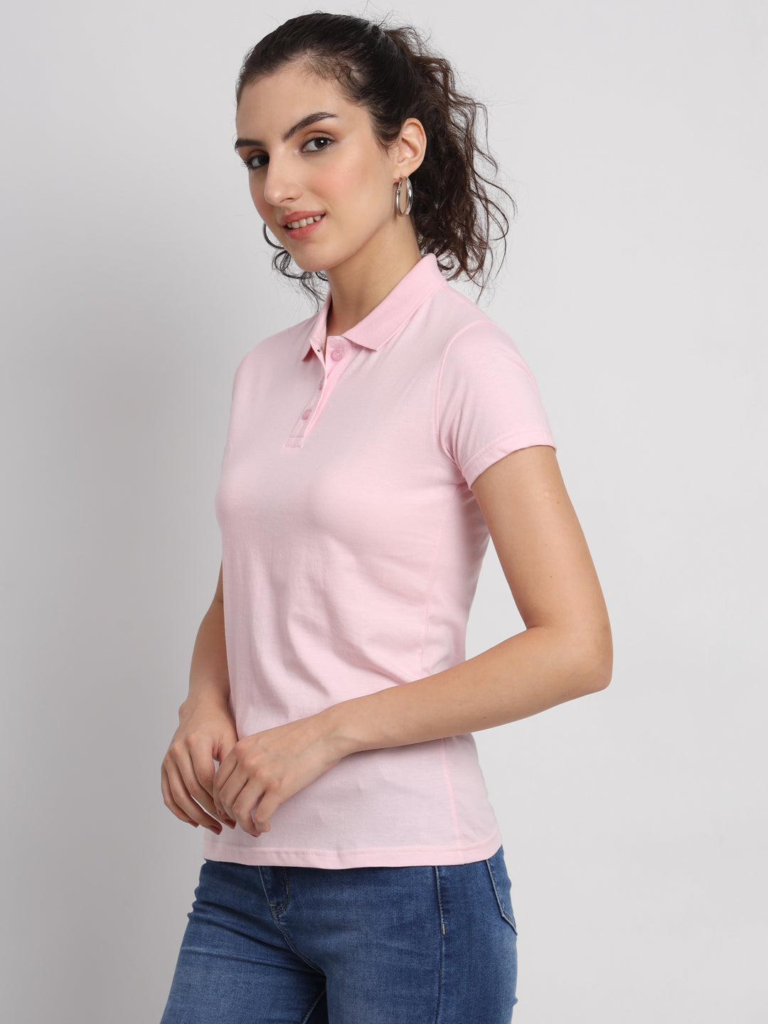 Ap'pulse Women's Casual Polo Tshirt
