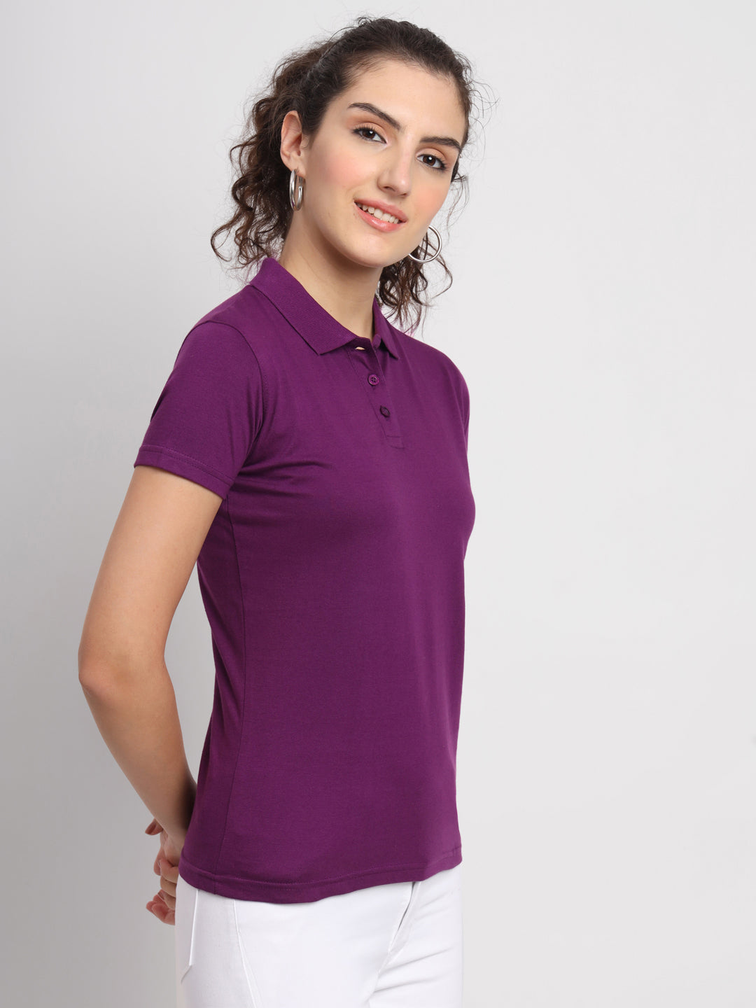Ap'pulse Women's Casual Polo Tshirt