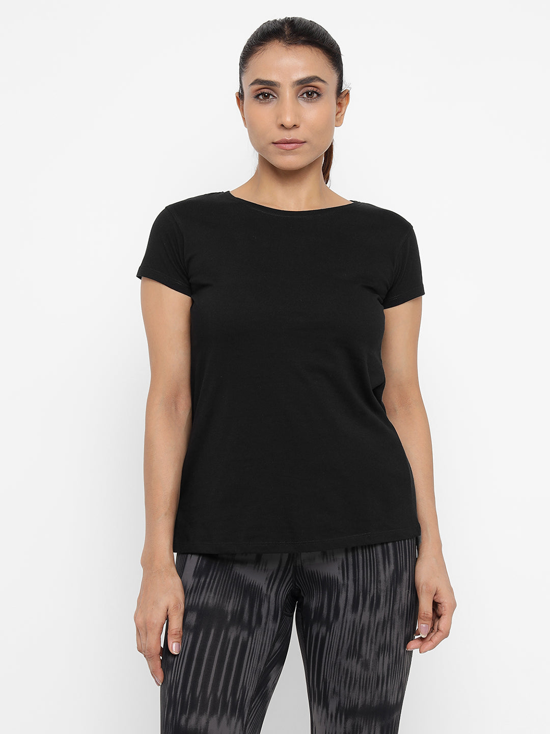 Appulse Women's Back Open T-Shirt | Women | Premium Cotton | Activewear | Athleisure