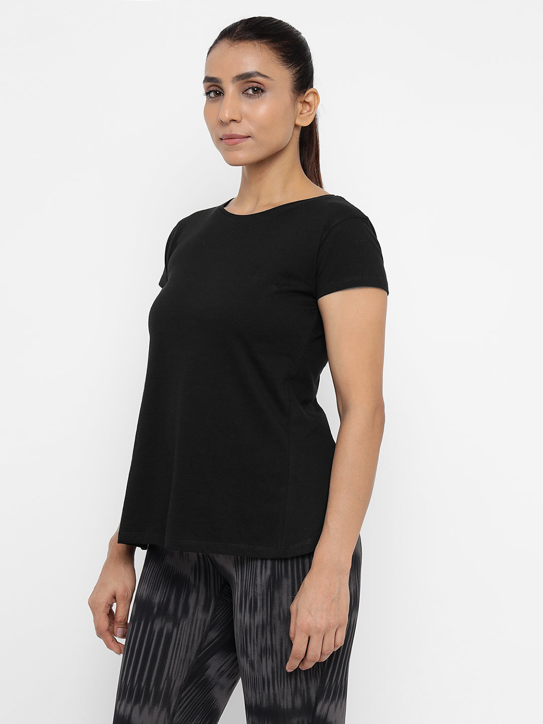 Appulse Women's Back Open T-Shirt | Women | Premium Cotton | Activewear | Athleisure