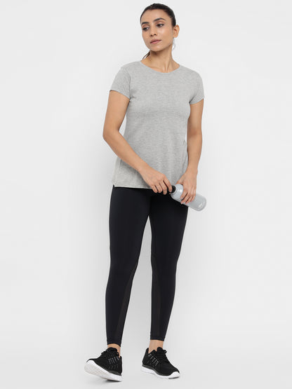 Appulse Women's Back Open T-Shirt | Women | Premium Cotton | Activewear | Athleisure