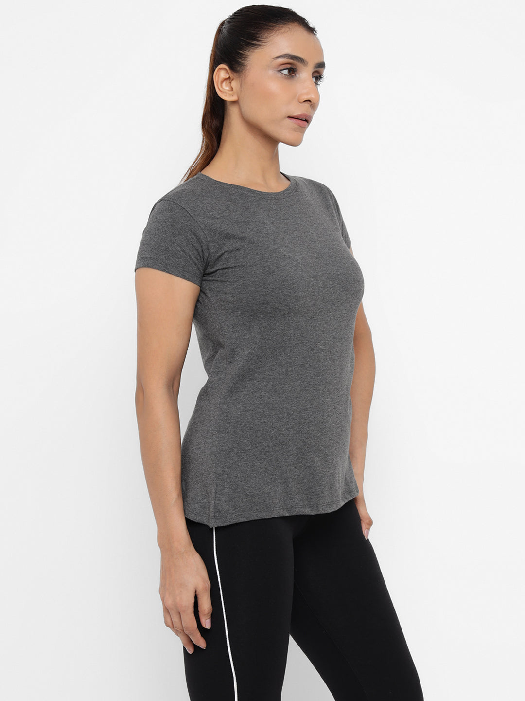 Appulse Women's Back Open T-Shirt | Women | Premium Cotton | Activewear | Athleisure