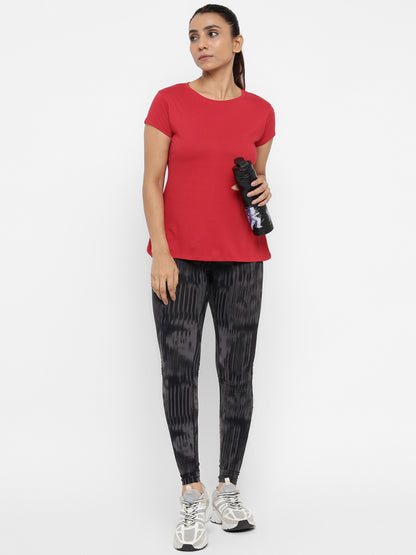 Appulse Women's Back Open T-Shirt | Women | Premium Cotton | Activewear | Athleisure