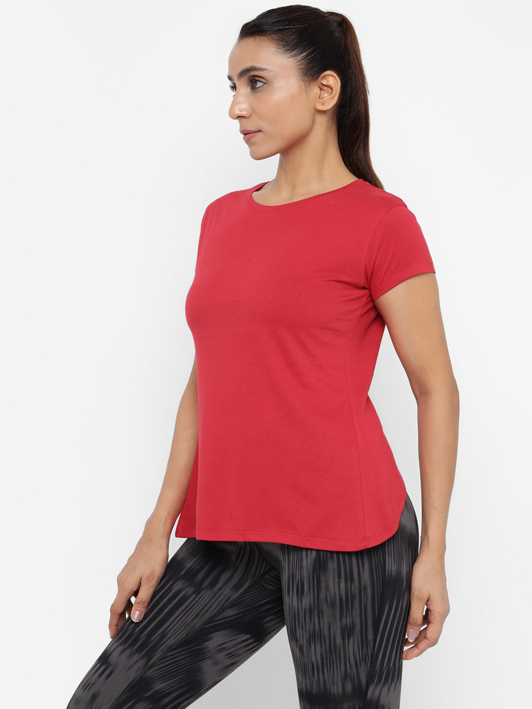 Appulse Women's Back Open T-Shirt | Women | Premium Cotton | Activewear | Athleisure