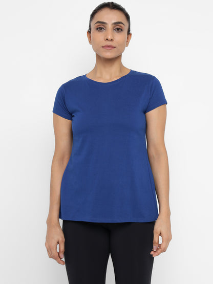 Appulse Women's Back Open T-Shirt | Women | Premium Cotton | Activewear | Athleisure