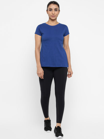 Appulse Women's Back Open T-Shirt | Women | Premium Cotton | Activewear | Athleisure