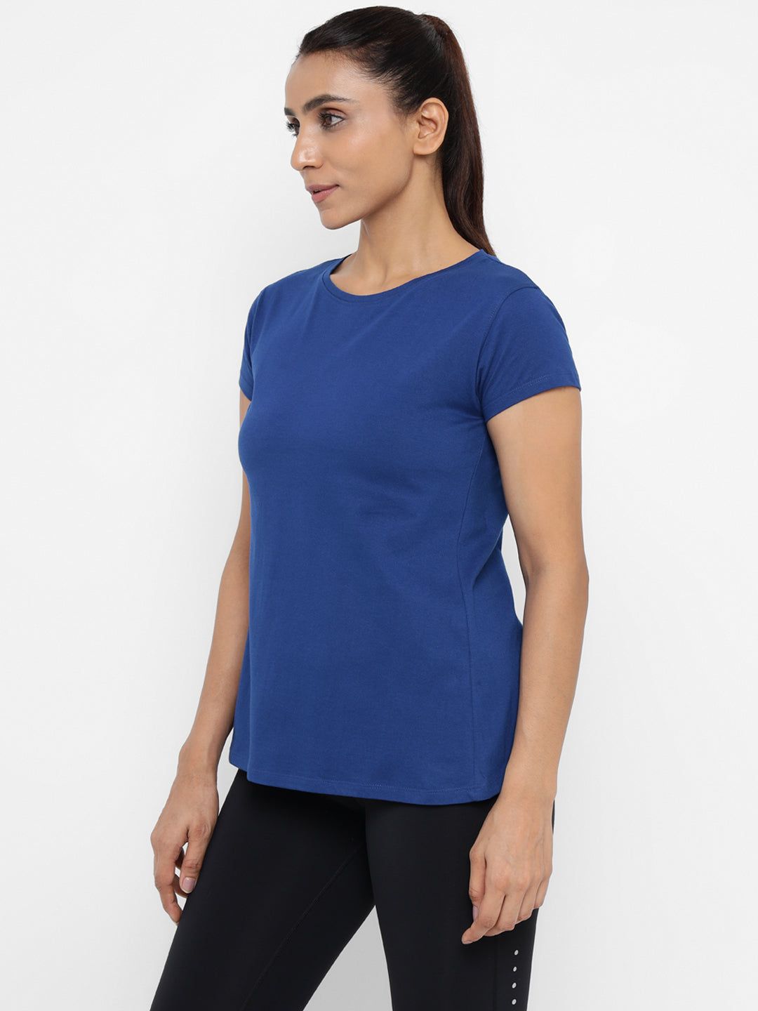 Appulse Women's Back Open T-Shirt | Women | Premium Cotton | Activewear | Athleisure