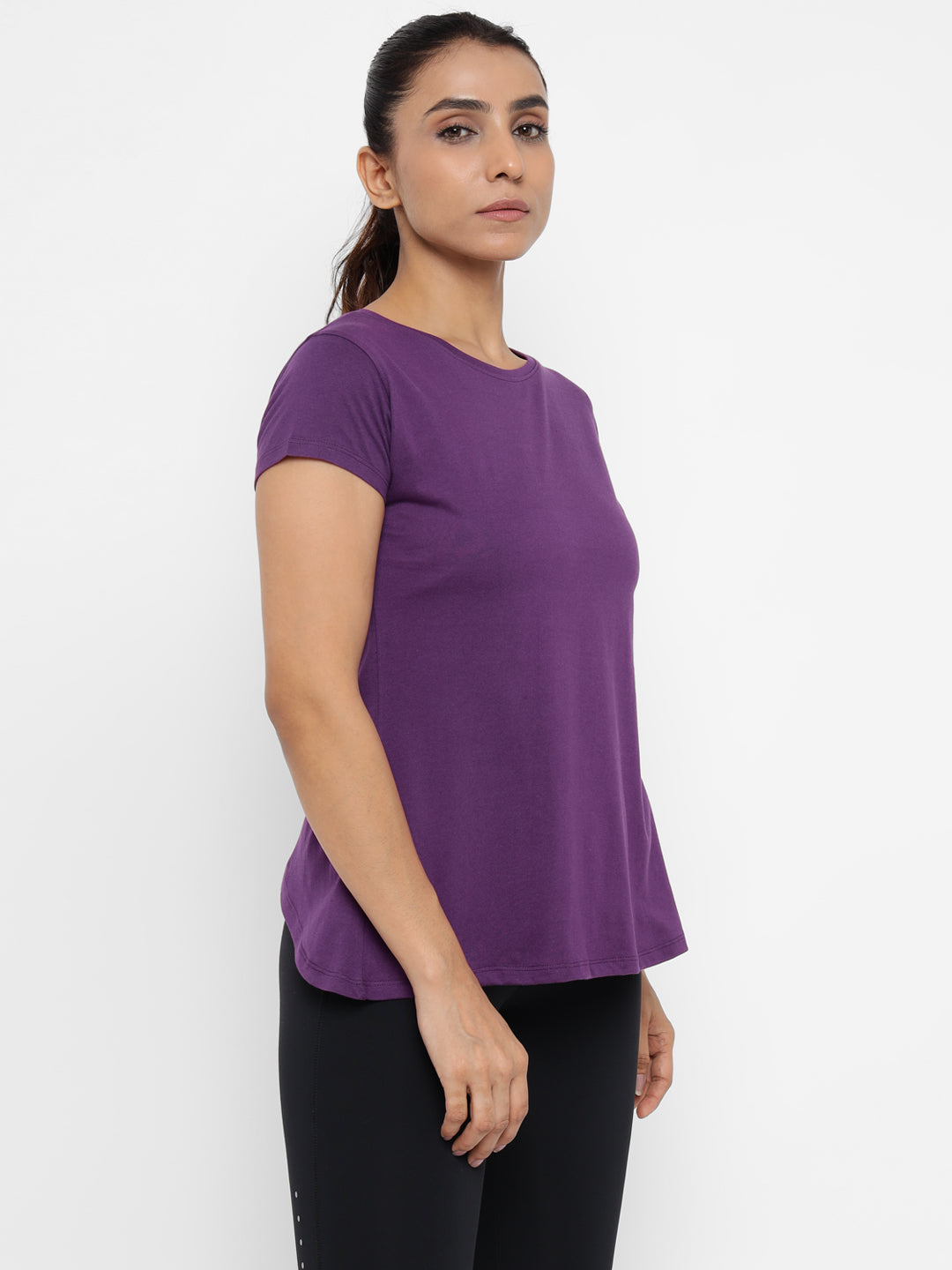 Appulse Women's Back Open T-Shirt | Women | Premium Cotton | Activewear | Athleisure