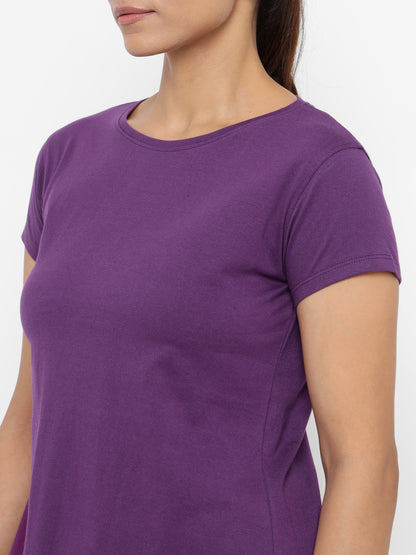 Appulse Women's Back Open T-Shirt | Women | Premium Cotton | Activewear | Athleisure