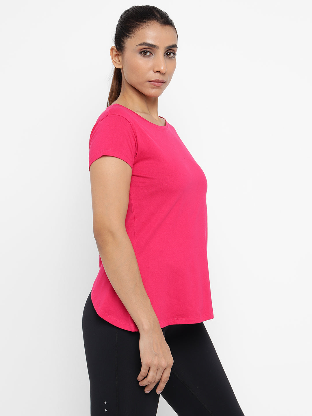 Appulse Women's Back Open T-Shirt | Women | Premium Cotton | Activewear | Athleisure