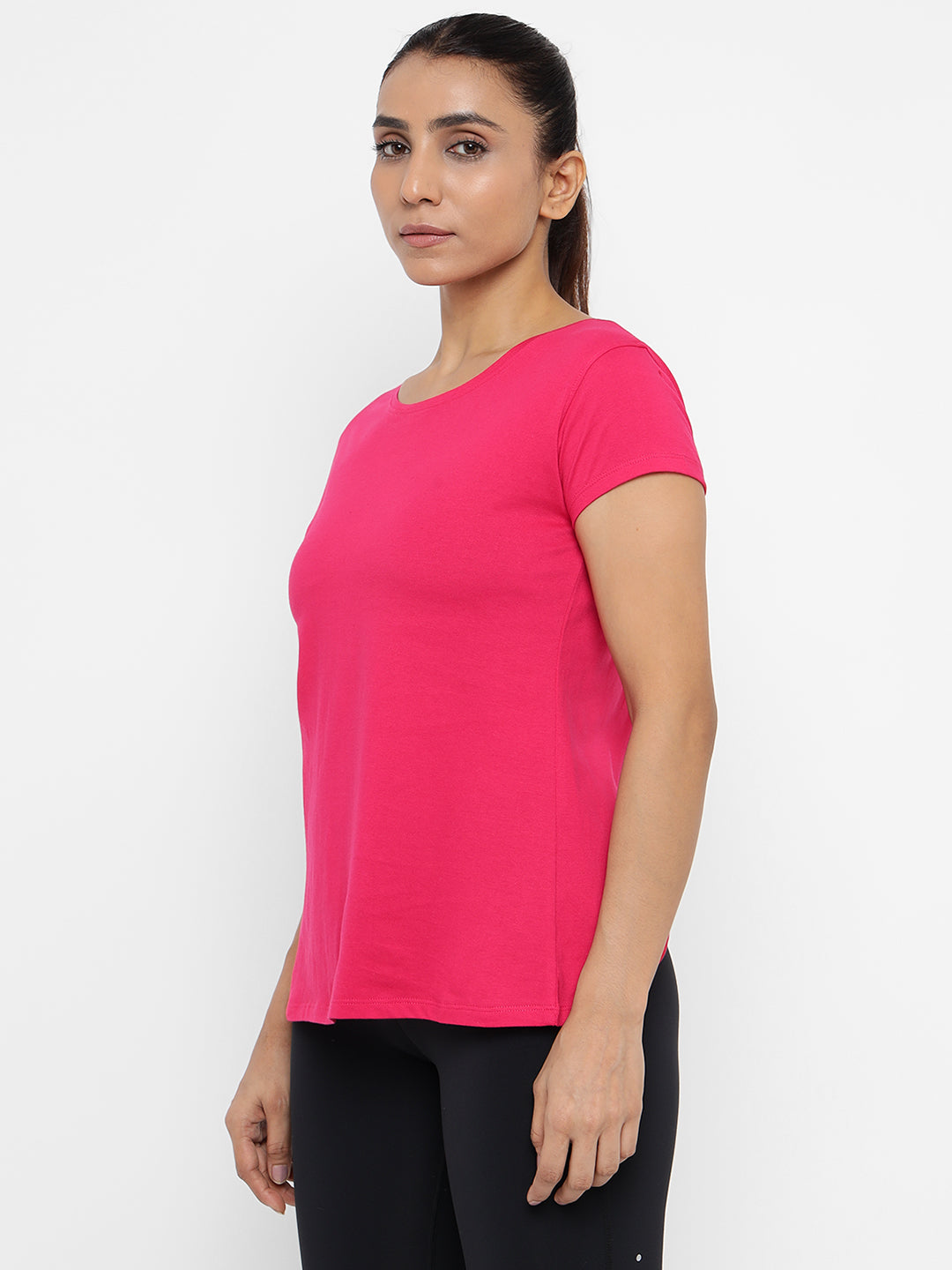 Appulse Women's Back Open T-Shirt | Women | Premium Cotton | Activewear | Athleisure