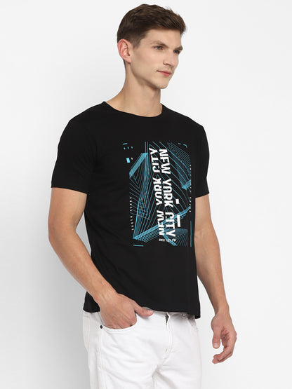 Appulse Men's Short Sleeve Round Neck Printed T-Shirt | Men | Premium Cotton | Activewear | Athleisure