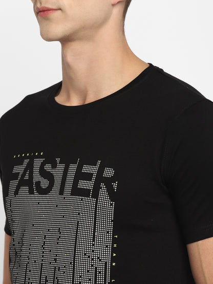 Appulse Men's Short Sleeve Round Neck Printed T-Shirt | Men | Premium Cotton | Activewear | Athleisure