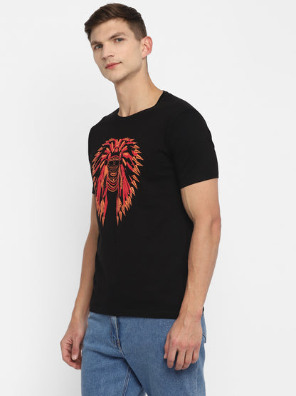 Appulse Men's Short Sleeve Round Neck Printed T-Shirt | Men | Premium Cotton | Activewear | Athleisure