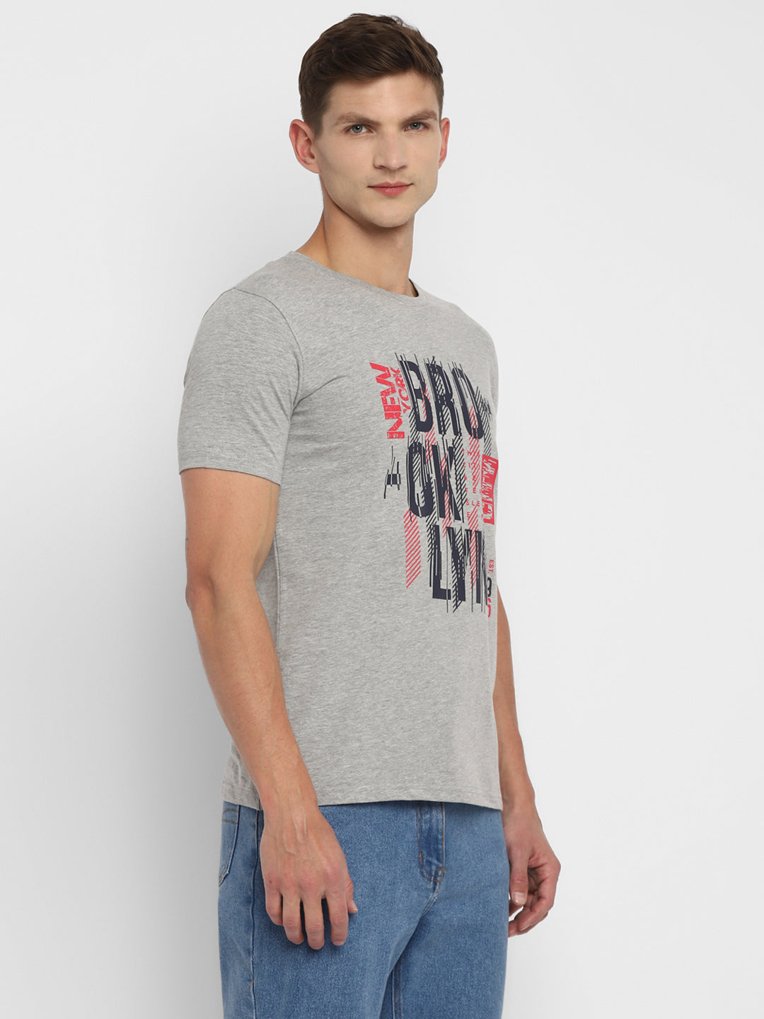 Appulse Men's Short Sleeve Round Neck Printed T-Shirt | Men | Premium Cotton | Activewear | Athleisure