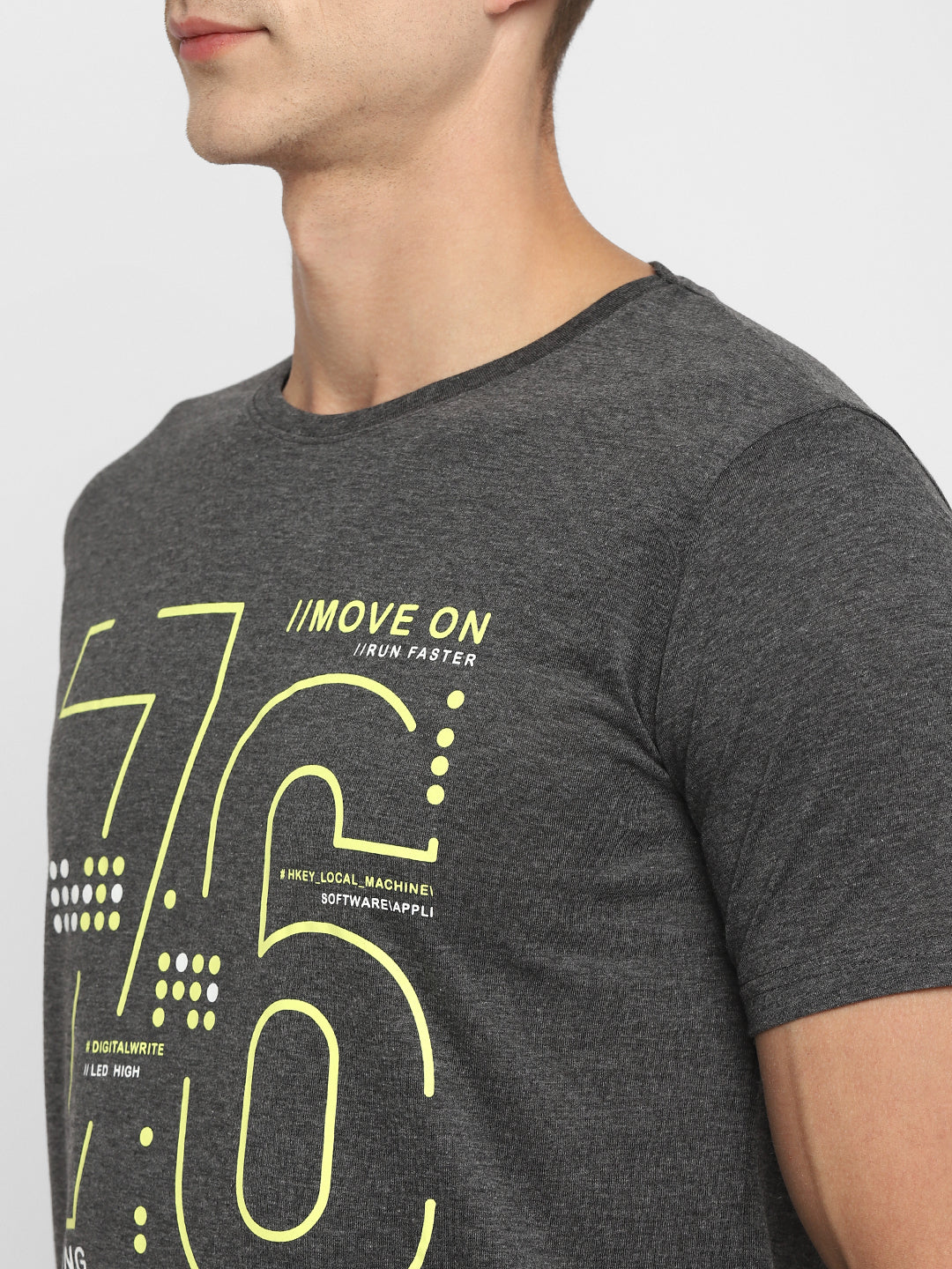 Appulse Men's Short Sleeve Round Neck Printed T-Shirt | Men | Premium Cotton | Activewear | Athleisure