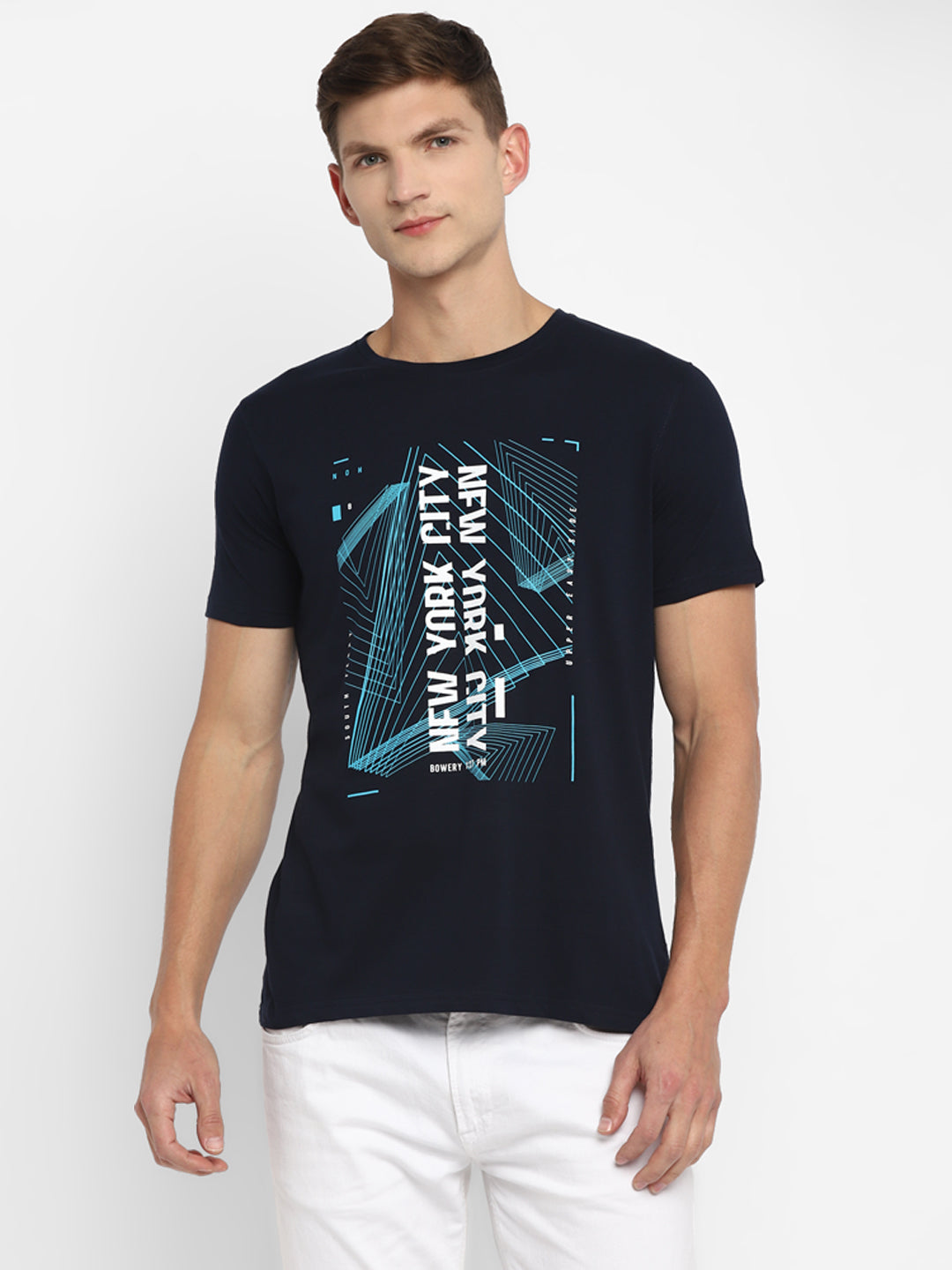 Appulse Men's Short Sleeve Round Neck Printed T-Shirt | Men | Premium Cotton | Activewear | Athleisure