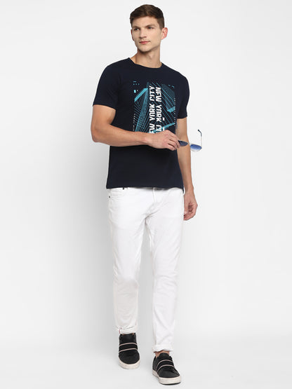Appulse Men's Short Sleeve Round Neck Printed T-Shirt | Men | Premium Cotton | Activewear | Athleisure
