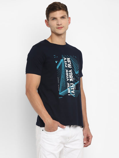 Appulse Men's Short Sleeve Round Neck Printed T-Shirt | Men | Premium Cotton | Activewear | Athleisure
