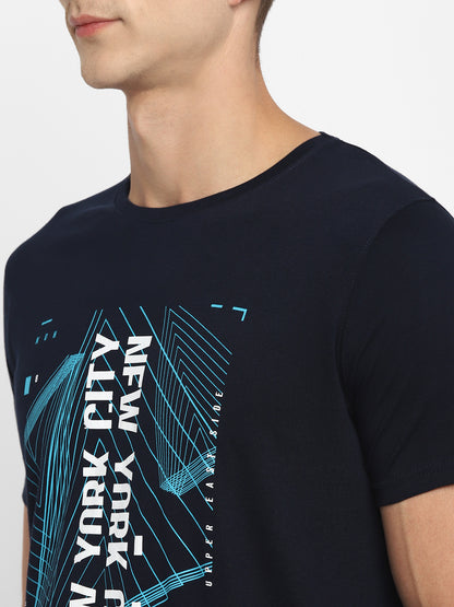 Appulse Men's Short Sleeve Round Neck Printed T-Shirt | Men | Premium Cotton | Activewear | Athleisure