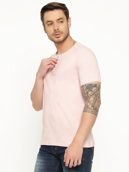 Appulse Men's Short Sleeve Henley T-Shirt | Men | Premium Cotton | Activewear | Athleisure