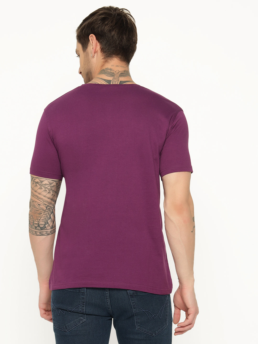 Ap'pulse Men's Short Sleeve Henley Tshirt