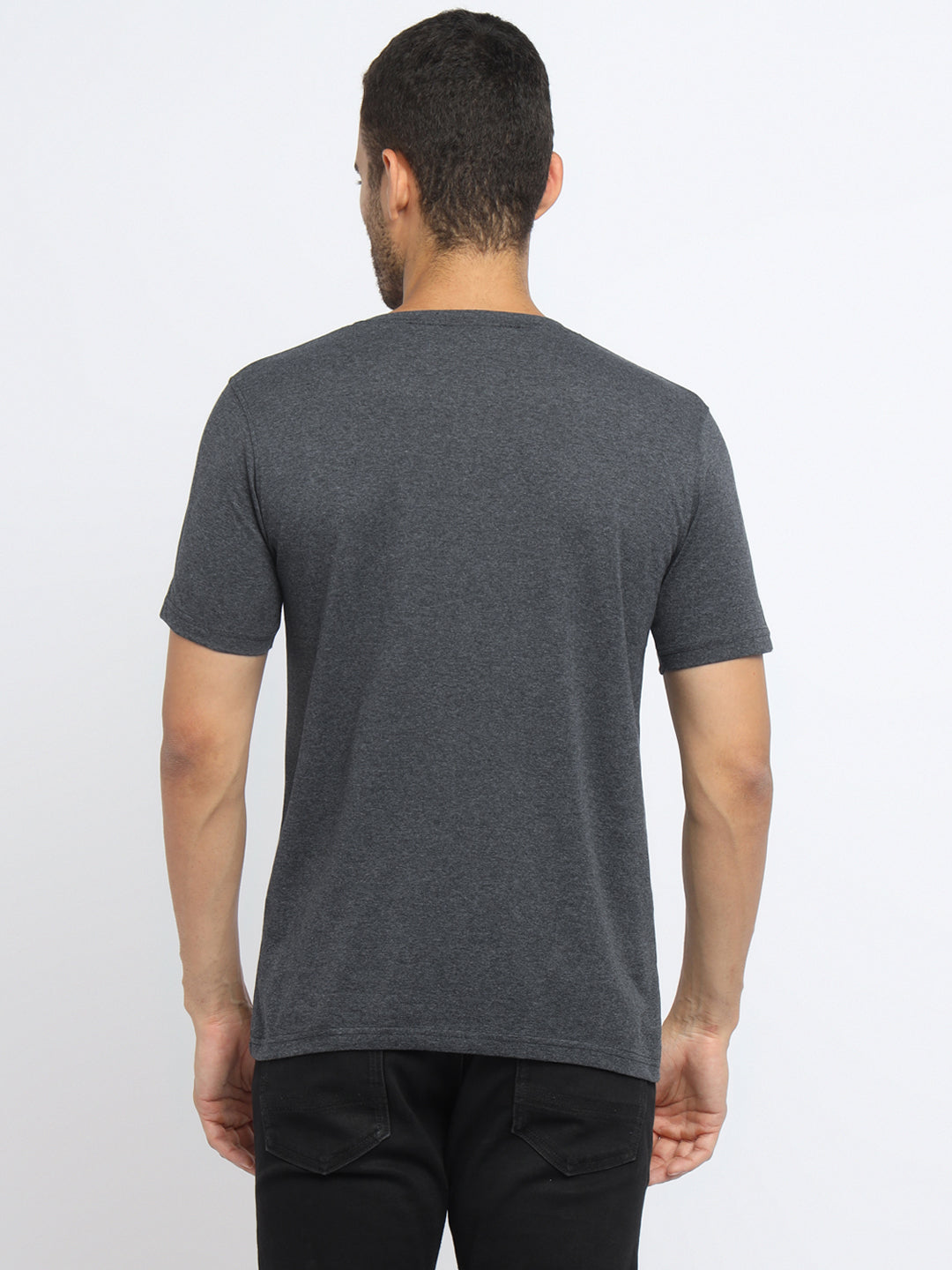 Ap'pulse Men's Short Sleeve Henley Tshirt