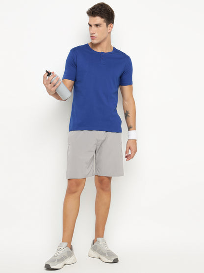 Appulse Men's Short Sleeve Henley T-Shirt | Men | Premium Cotton | Activewear | Athleisure