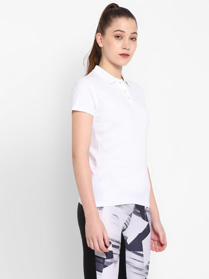 Appulse Women's Sports Polo T-Shirt | Women | Premium Cotton | Activewear | Athleisure