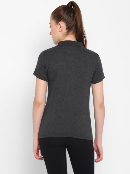 Appulse Women's Sports Polo T-Shirt | Women | Premium Cotton | Activewear | Athleisure