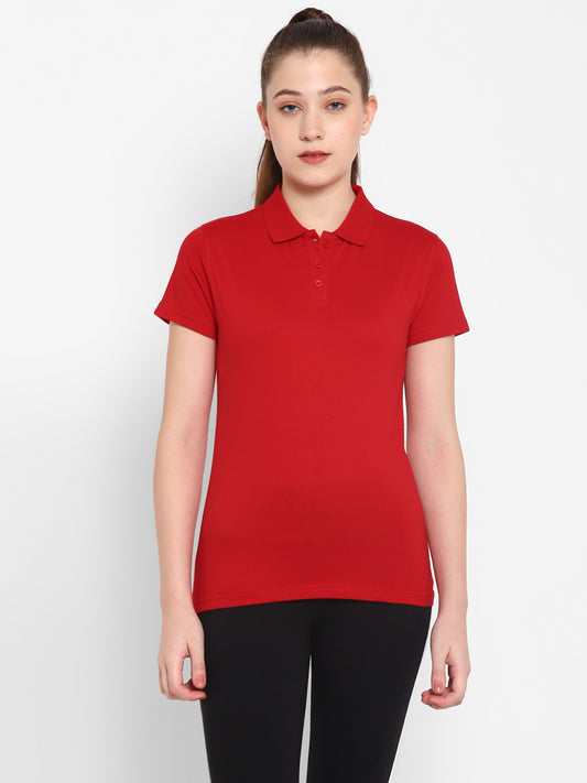Ap'pulse Women's Sports Polo Tshirt