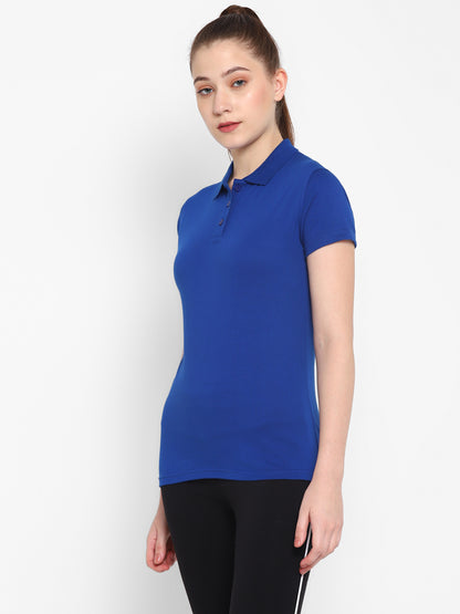 Appulse Women's Sports Polo T-Shirt | Women | Premium Cotton | Activewear | Athleisure