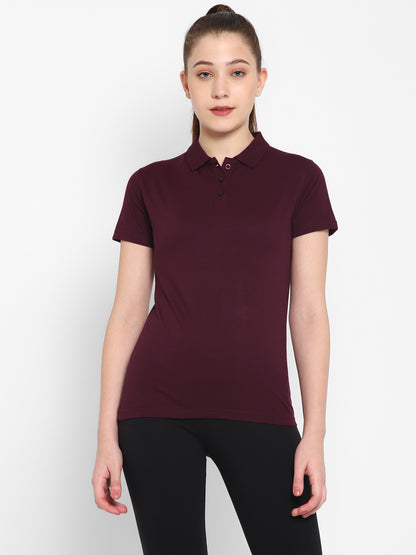 Appulse Women's Sports Polo T-Shirt | Women | Premium Cotton | Activewear | Athleisure