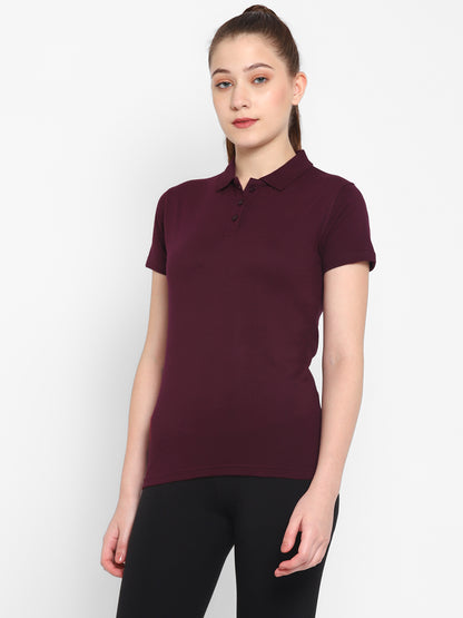 Appulse Women's Sports Polo T-Shirt | Women | Premium Cotton | Activewear | Athleisure