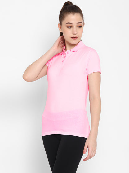 Appulse Women's Sports Polo T-Shirt | Women | Premium Cotton | Activewear | Athleisure