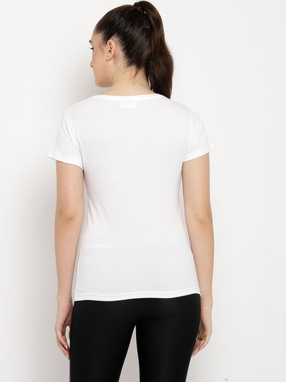 Appulse Women's Short Sleeve Henley T-Shirt | Women | Premium Cotton | Activewear | Athleisure